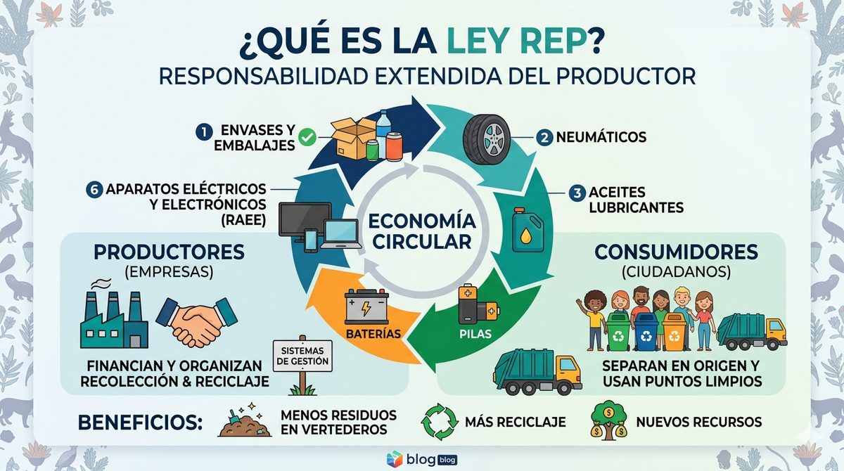 Gestion de envases y residuos bajo la normativa Ley REP en Chile